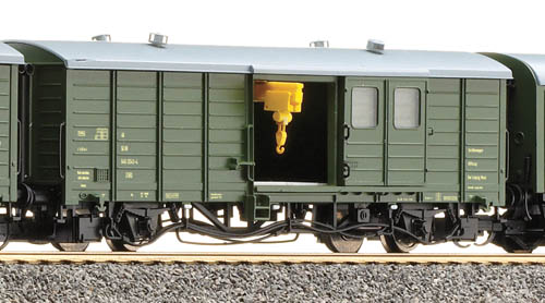 Gerätewagen zum Standardhilfszug der Deutschen Reichsbahn, TT-Modell der Fa.
Tillig, TT-Club Sondermodell 2009